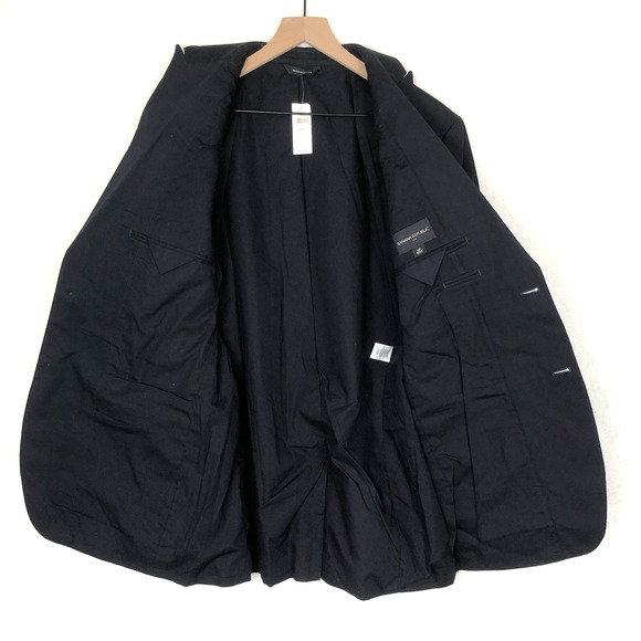 NWT‎ BANANA REPUBLIC Jacket Mens 42R Blue 100% Cotton 2 Button Sport Coat Blazer - Picture 3 of 16